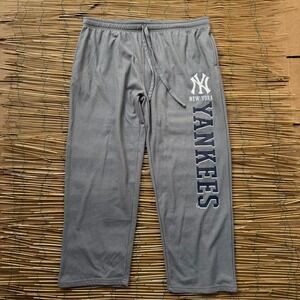 New York Yankees Concepts Sport Knit Pants XXL Gray MLB Logo
